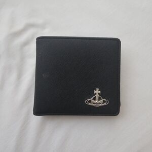 vivienne westwood black biogreen folding wallet